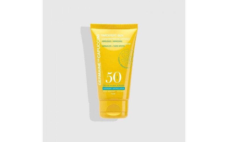 Крем солнцезащитный антивозрастной для лица SPF 50 Timexpert Sun